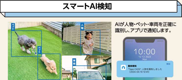 スマートAI検知